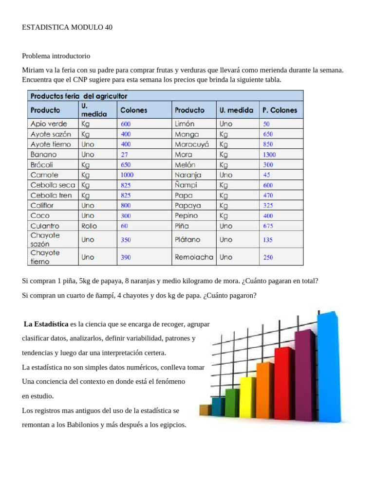 Practica estadistica modulo 40 pdf estad sticas investigaci n