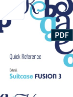 Suitcase Fusion 3 Quick Reference Card