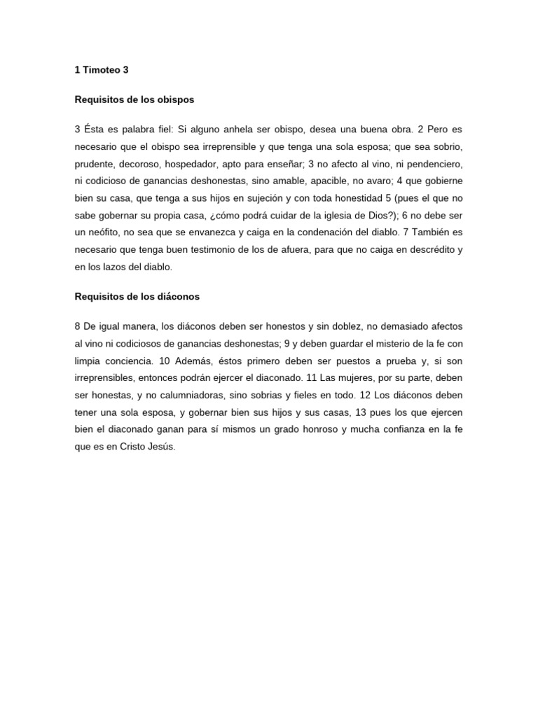 1 Timoteo 3 Pdf