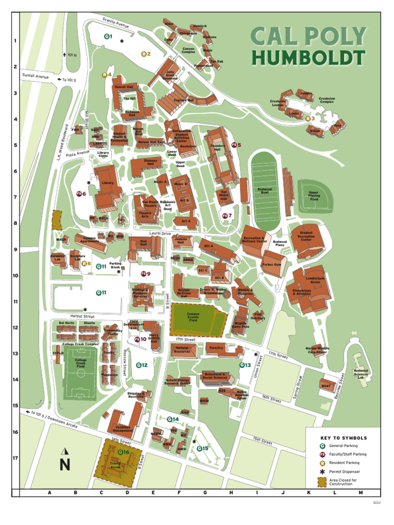 Cal Poly Humboldt Campus Map | PDF