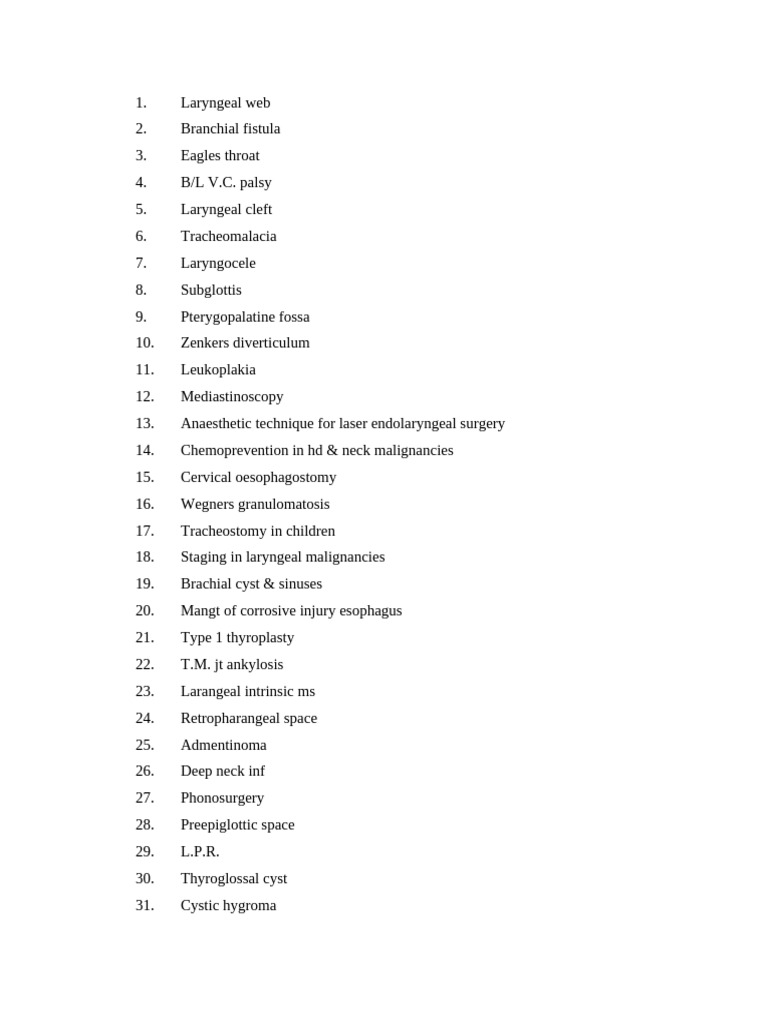 Head Neck Pdf Larynx Clinical Medicine