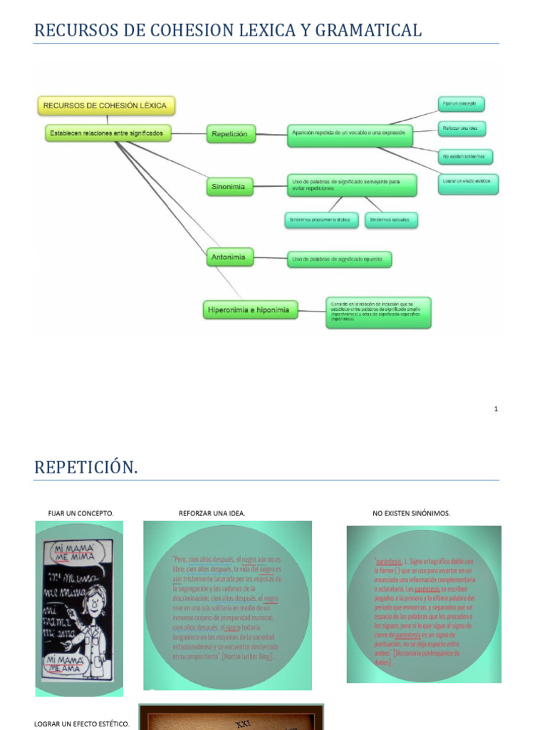 Mecanismos de Cohesión Textual | PDF
