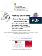 Family Skate Flyer 2012