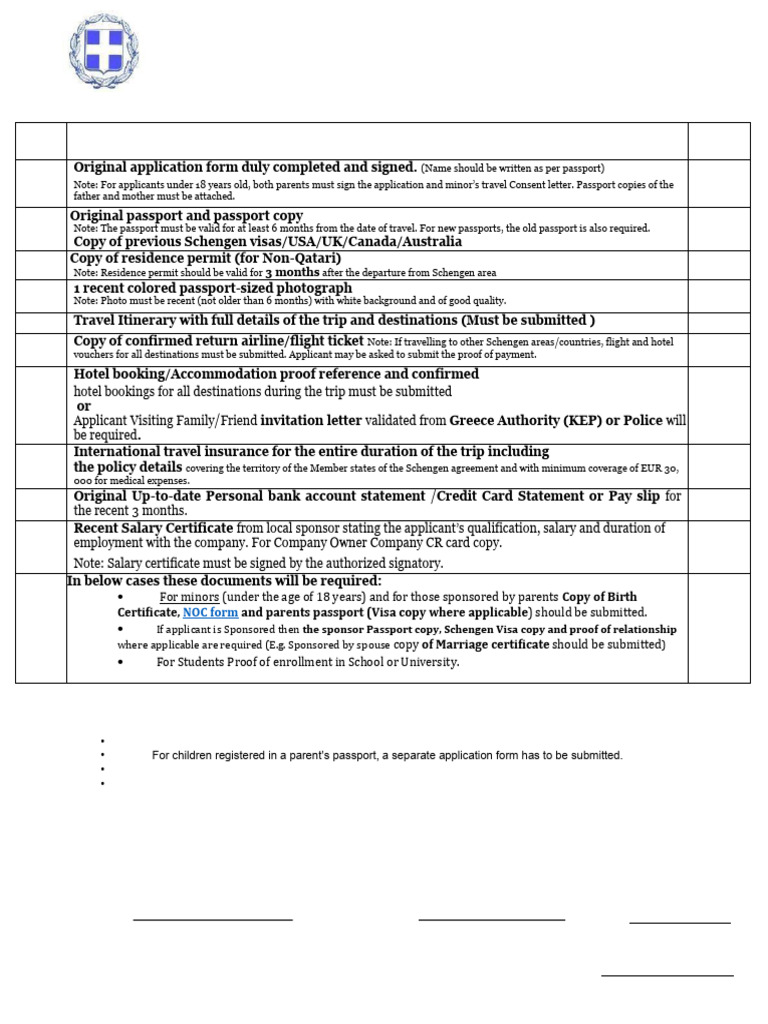 Checklist For Tourist Visit Visa | PDF | Travel Visa | Passport