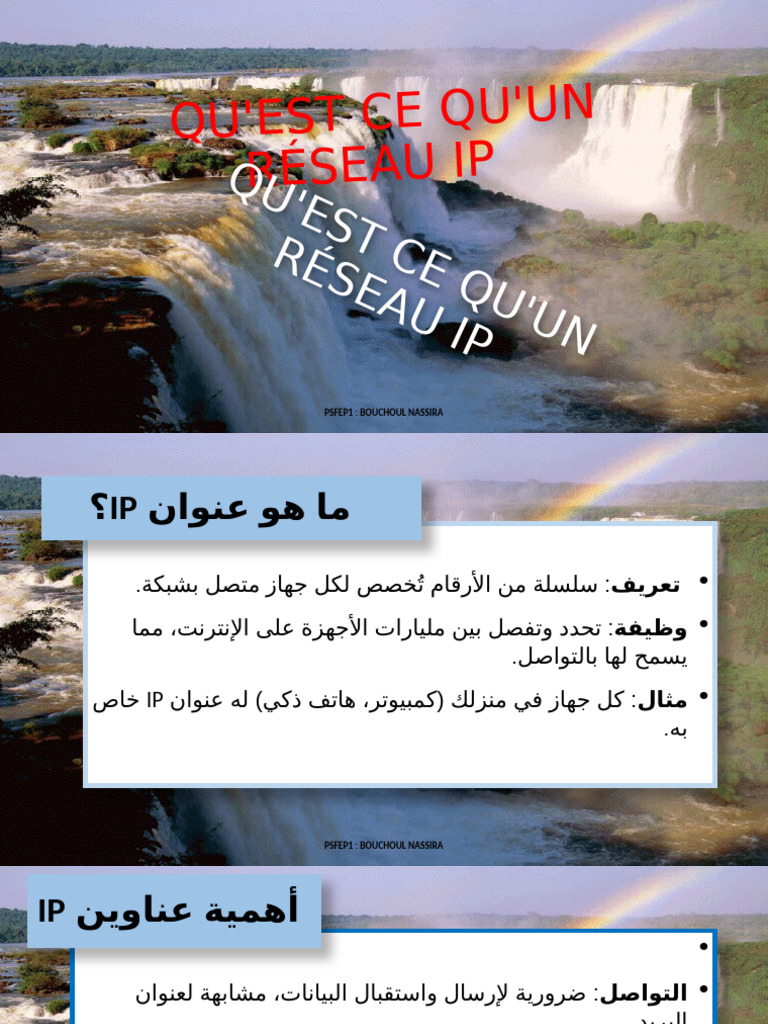 Qu'Est Ce Qu'Un Réseau Ip PDF — free download