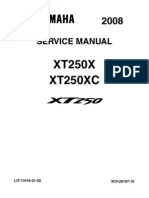 XT250 2008 Service Manual