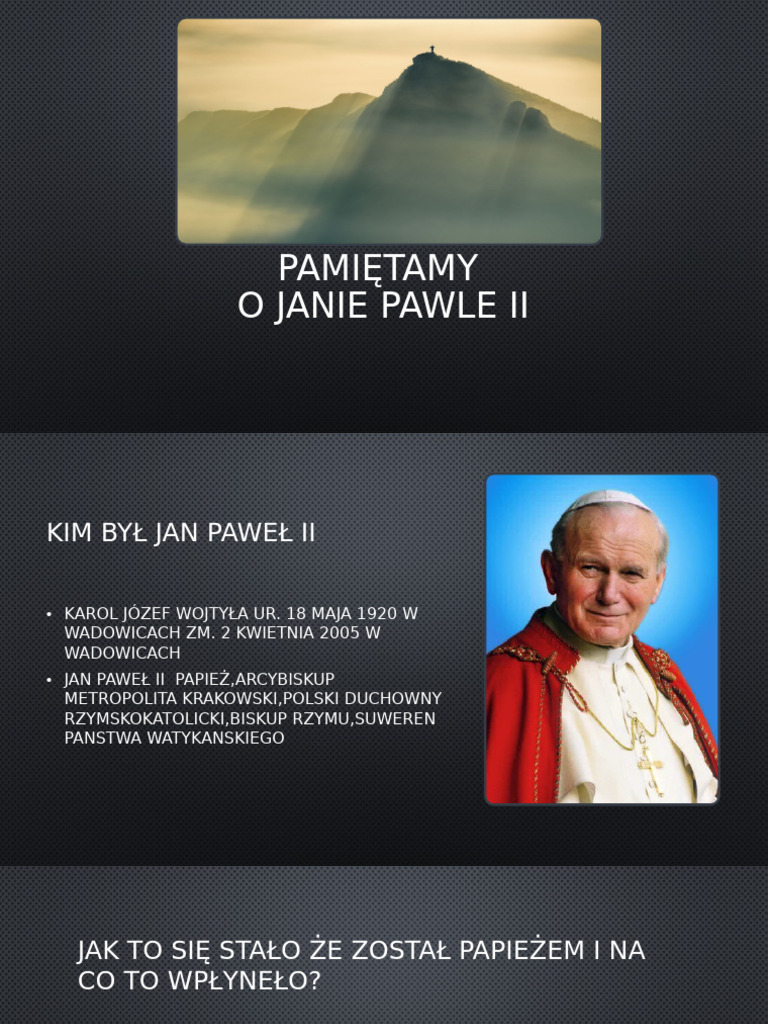 Pamietamy o JP II | PDF