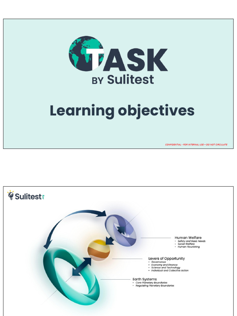 Sustainability Learning Objectives Guide | PDF | Climate Change | Ozone ...