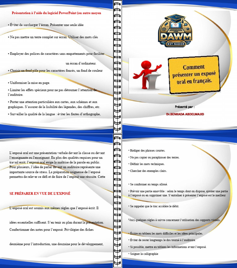Conseils pour un Exposé Réussi | PDF | Mise en page | Informatique