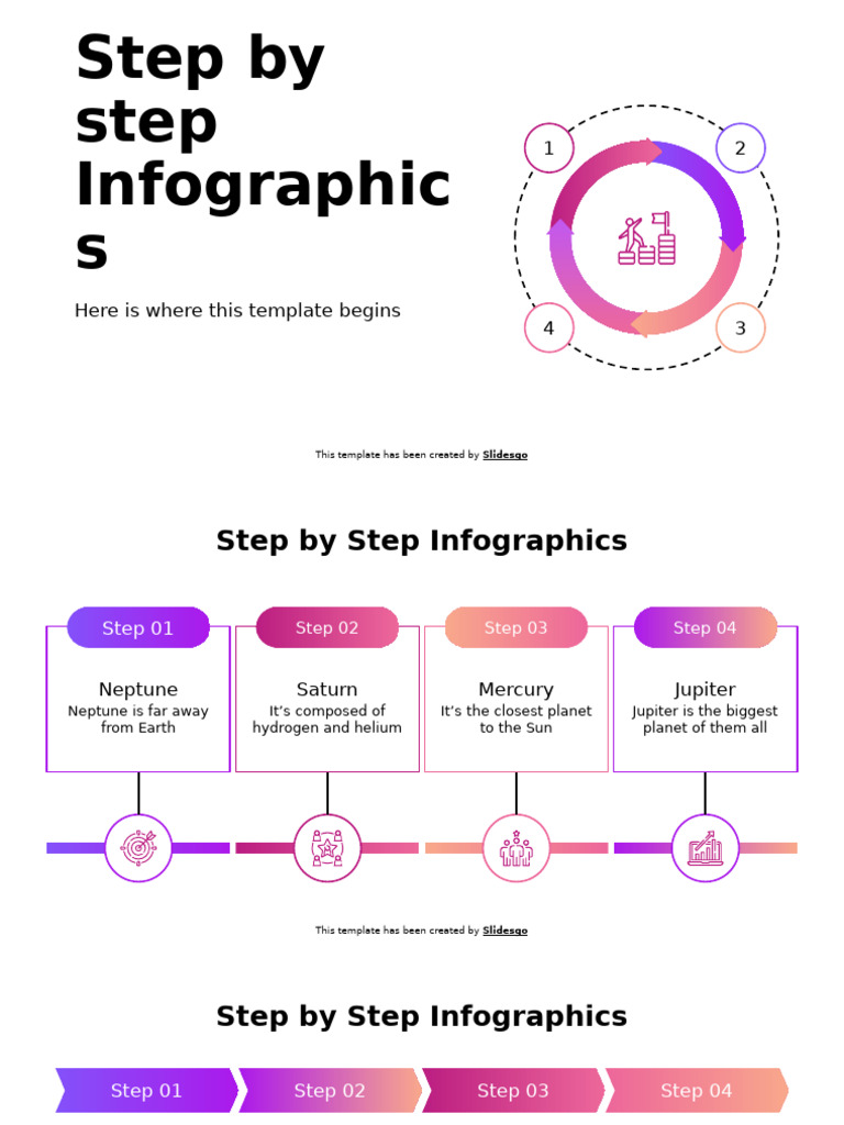 Step by Step Infographics by Slidesgo | PDF | Planets | Planets In ...