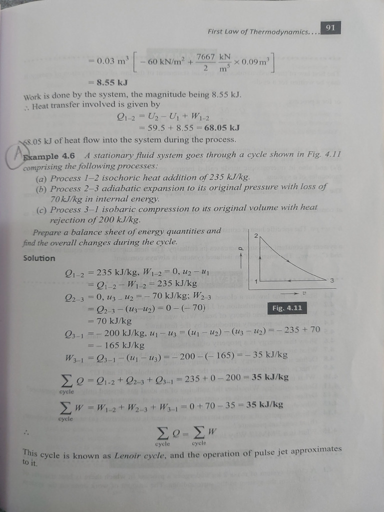 Thermodynamic Cycle Analysis and Heat Transfer | PDF | Heat | Gases