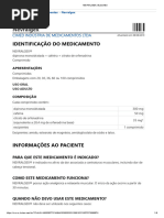 Bula de Neuleptil: Indicações e Advertências | PDF | Antipsicótico ...