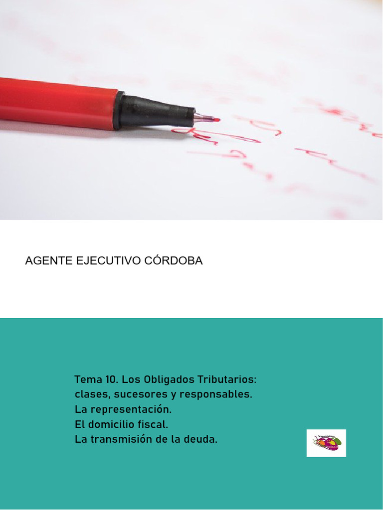 Responsables y Obligados Tributarios | PDF | Pagos | Herencia