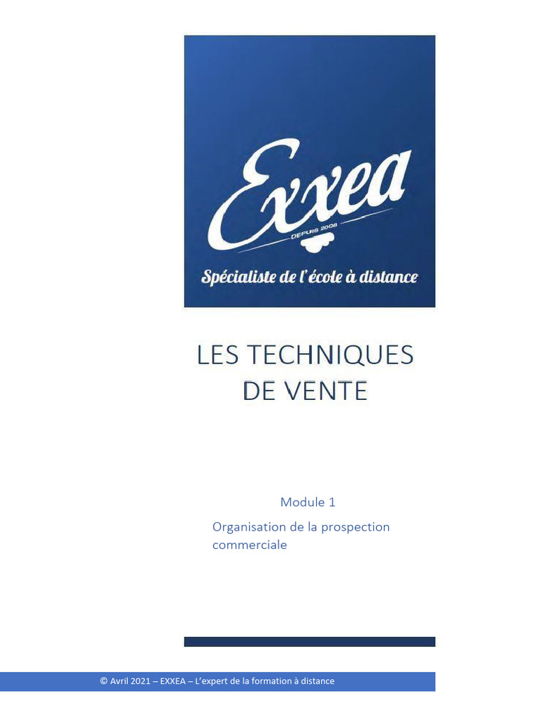 Organisation de la Prospection Commerciale | PDF | la communication