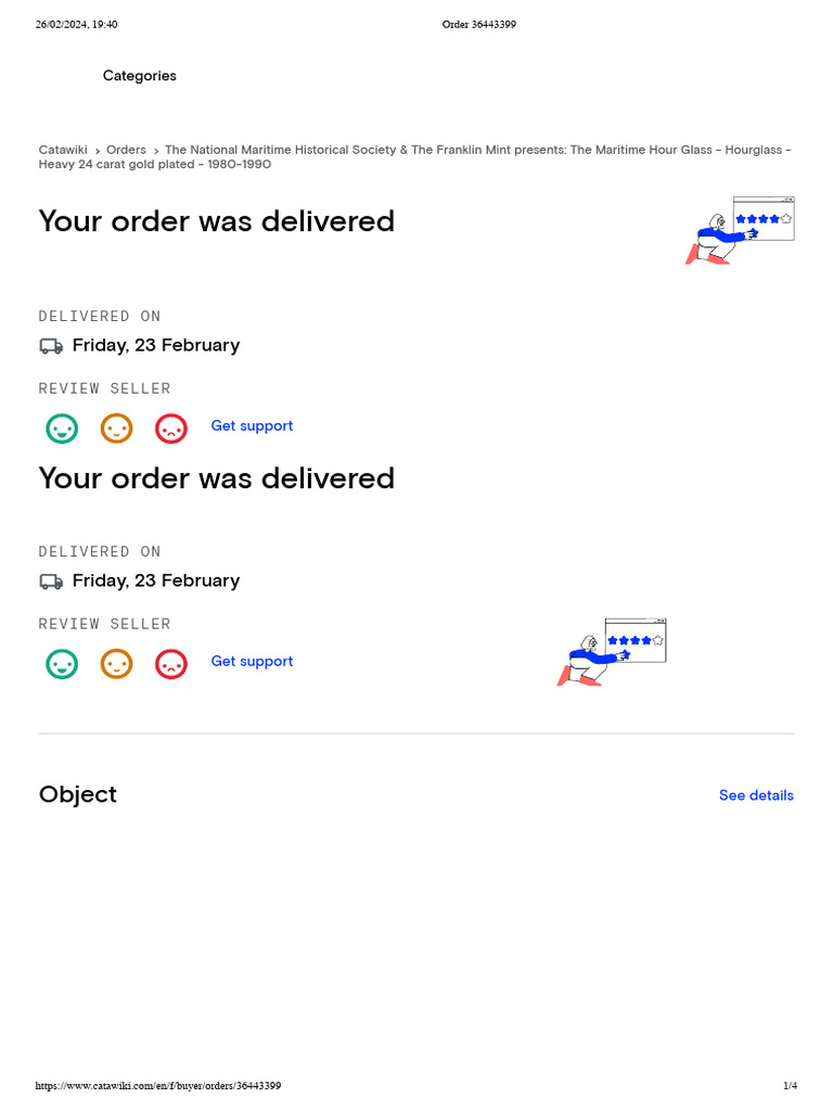 Catawiki Order 36443399 Details | PDF