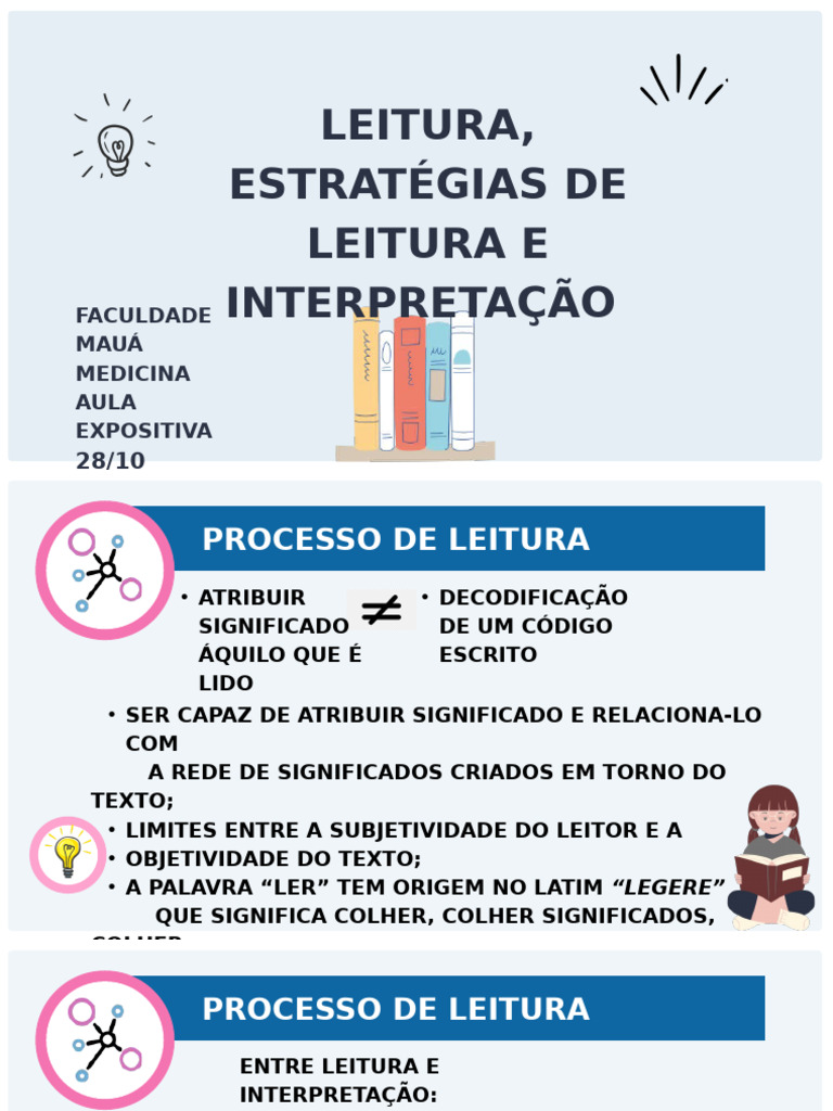 Estratégias de Leitura | PDF | Comunicação | Interpretação linguística