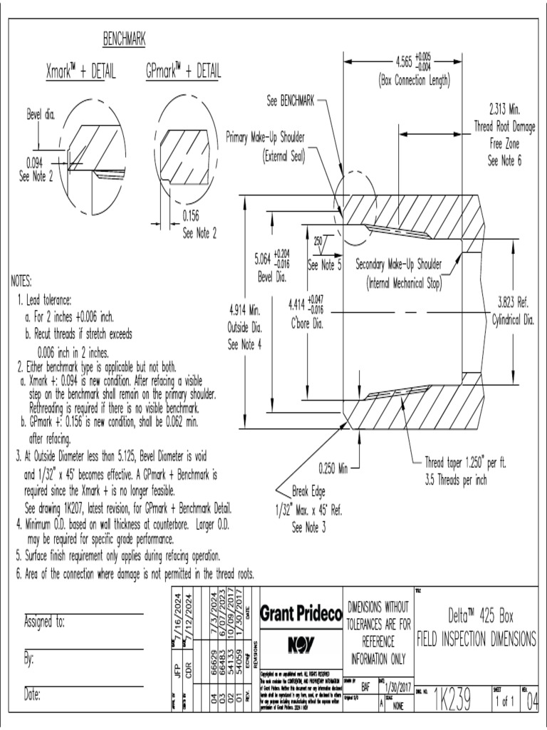 1E581 Delta 425 Box | PDF