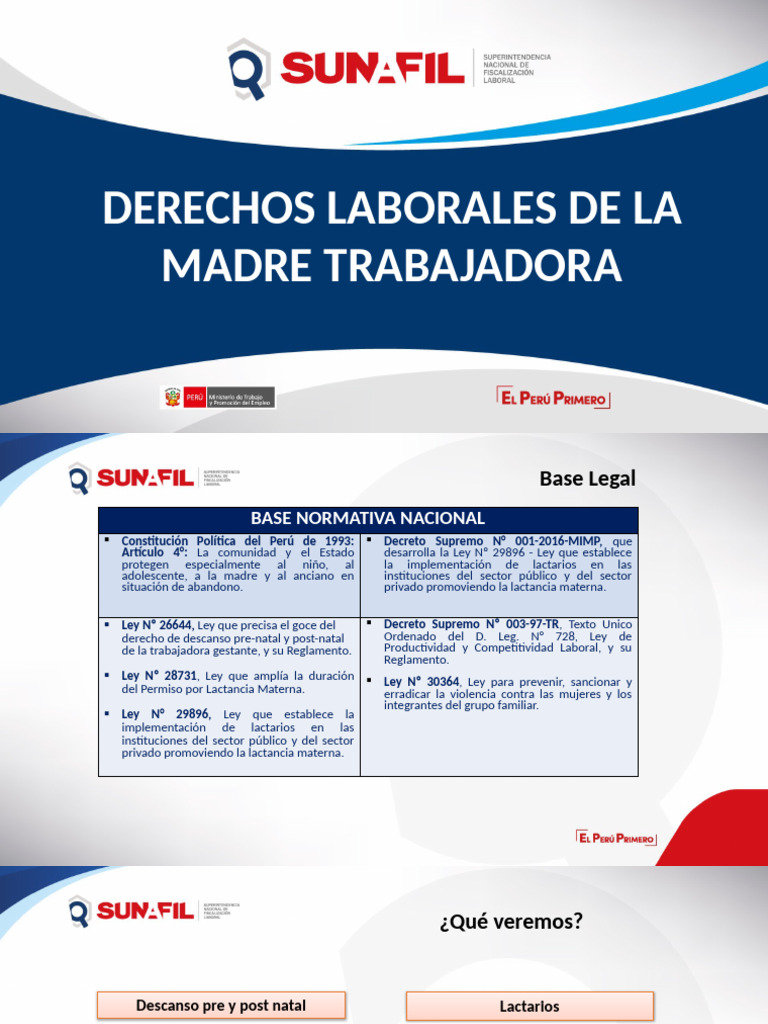 Derechos Laborales de La Madre Trabajadora 2 | PDF | La violencia ...