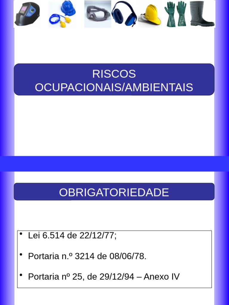 Riscos Ocupacionais e Mapa de Risco | PDF | Ambiente natural | Química
