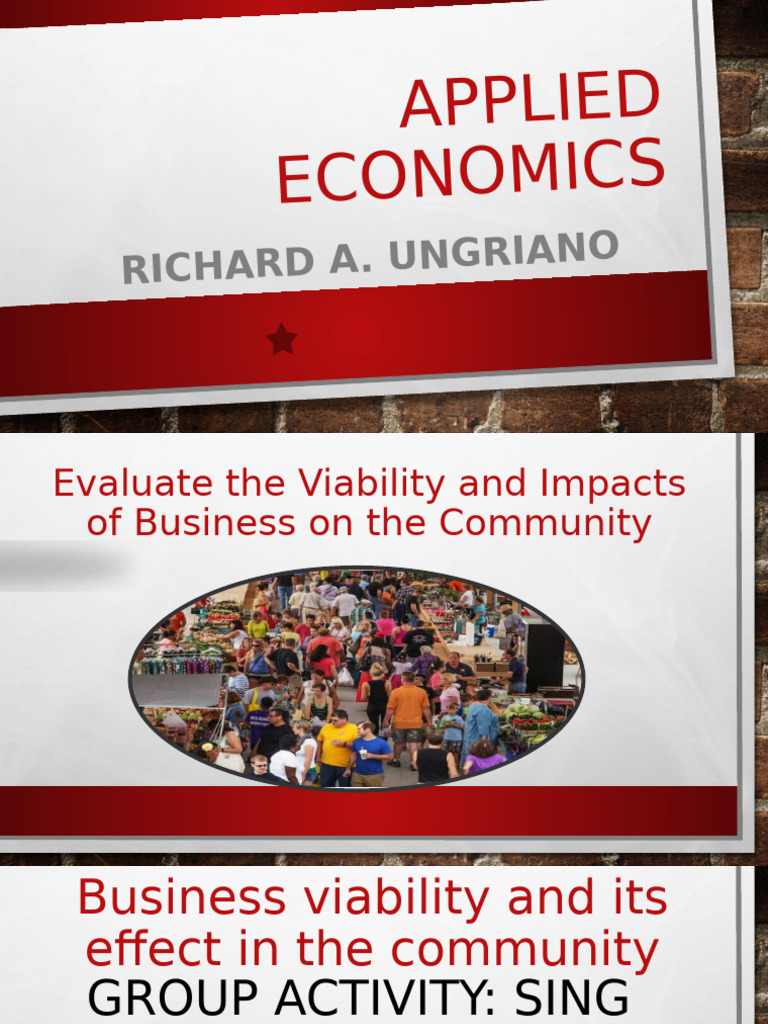 Business Viability and Community Impact | PDF | Employment | Labour ...