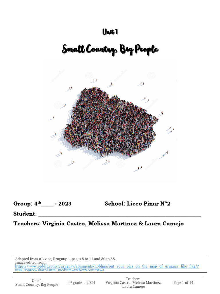 Unit+1+ +Small+Country+Big+People+ | PDF