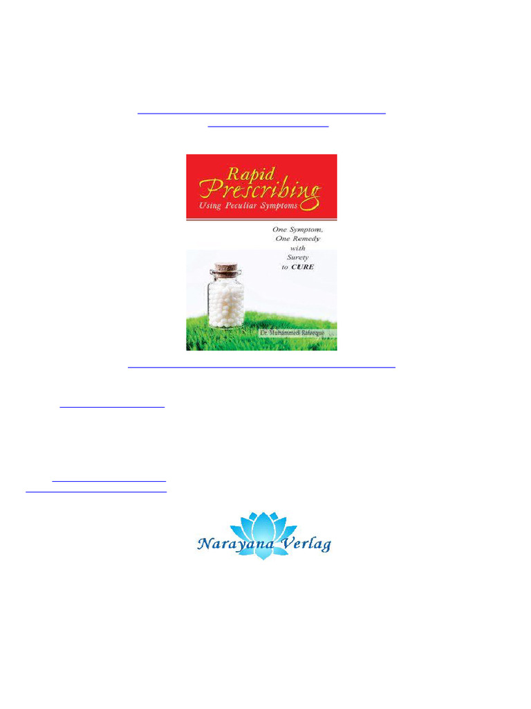 Rapid - Peculiar Symptoms Rafeeque.02804 - 2 | PDF | Clinical Medicine ...