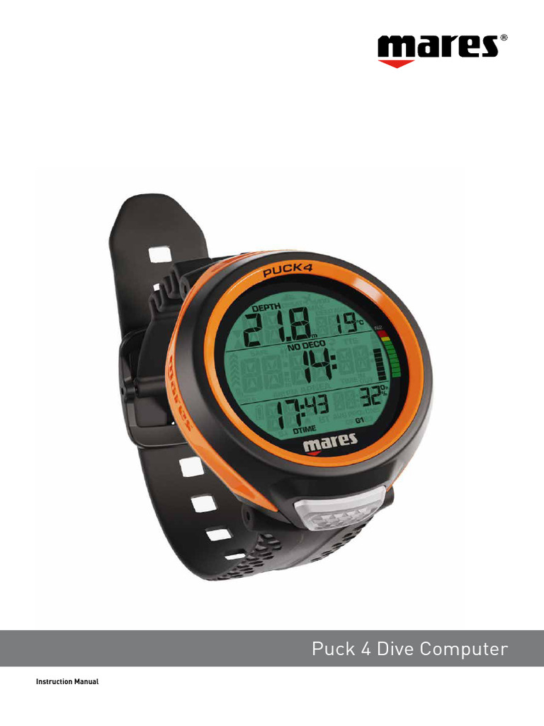 Puck 4 Dive Computer Manual | PDF | Scuba Diving | Underwater Diving ...