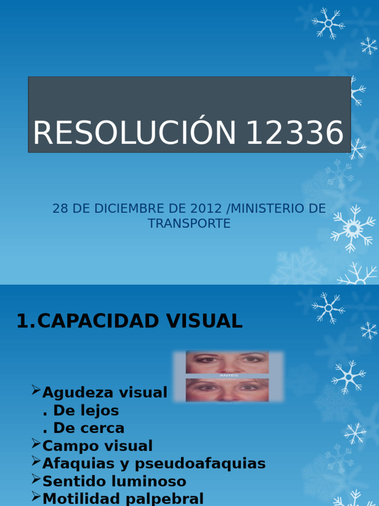 Exposicion Res 12336 | PDF