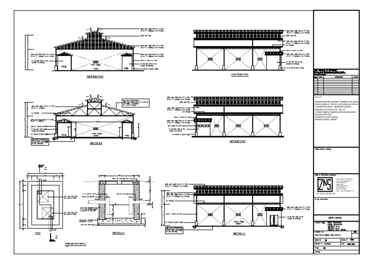 Pelan Gerai MKN TMN Cemara | PDF