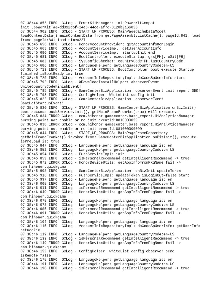GameCenter Startup Log Analysis | PDF | World Wide Web Consortium ...