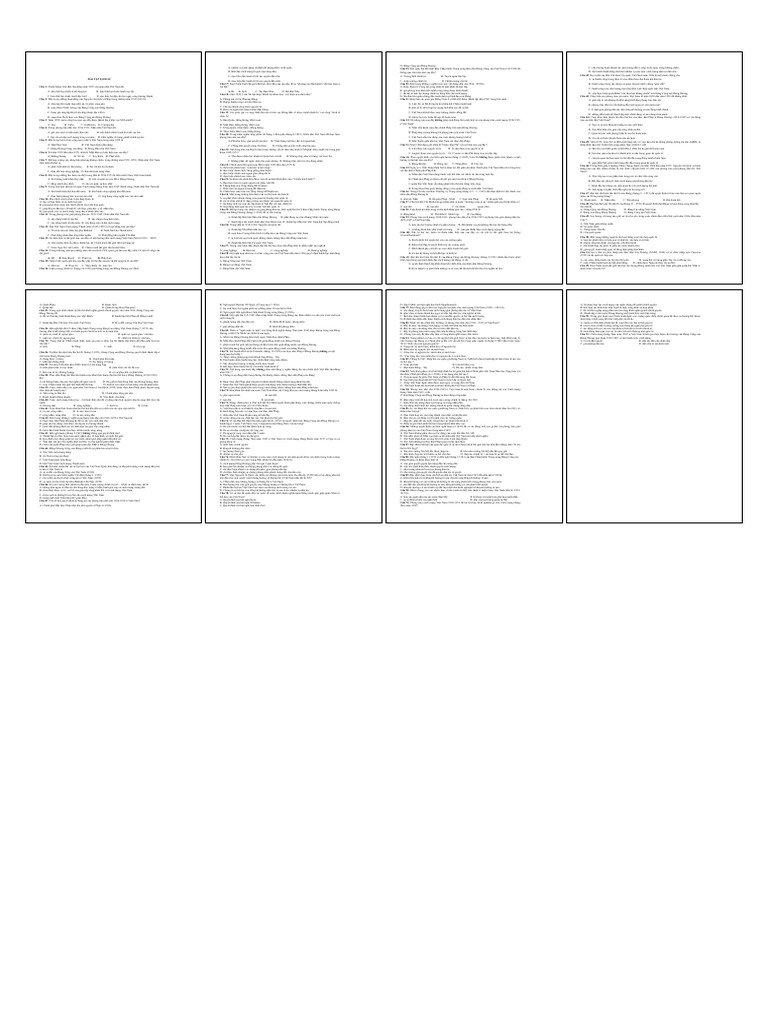 Bài Tập LS 12 - HS | PDF