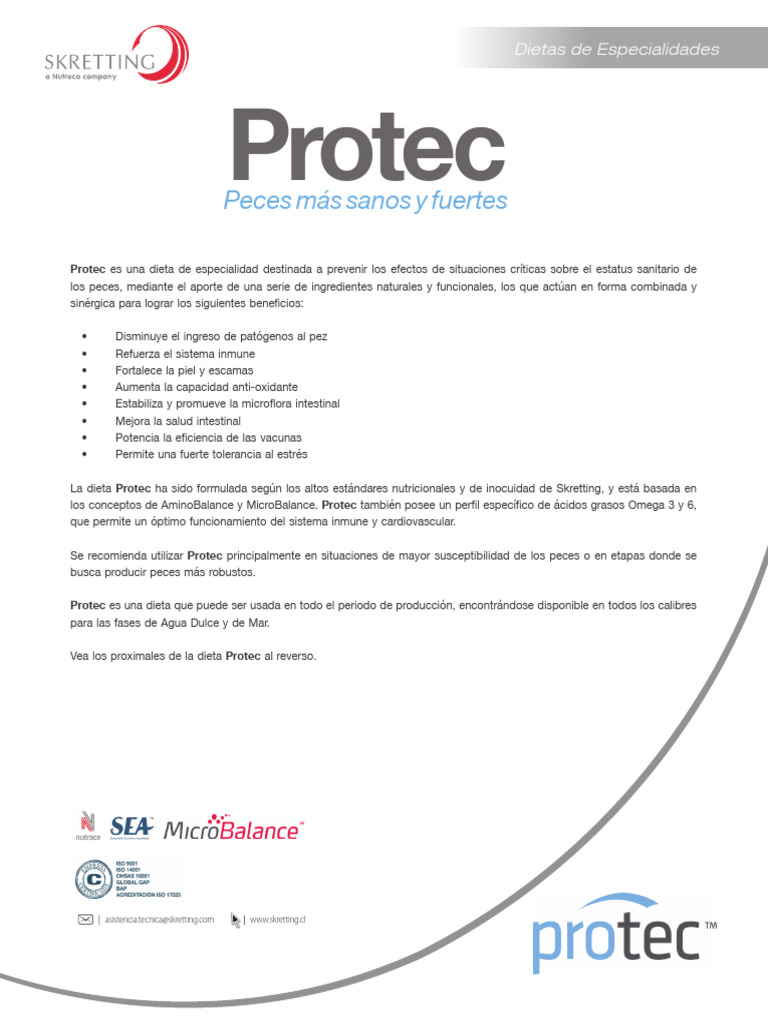 Ficha Protec Julio 2014 | PDF | Dieta | Sistema inmune