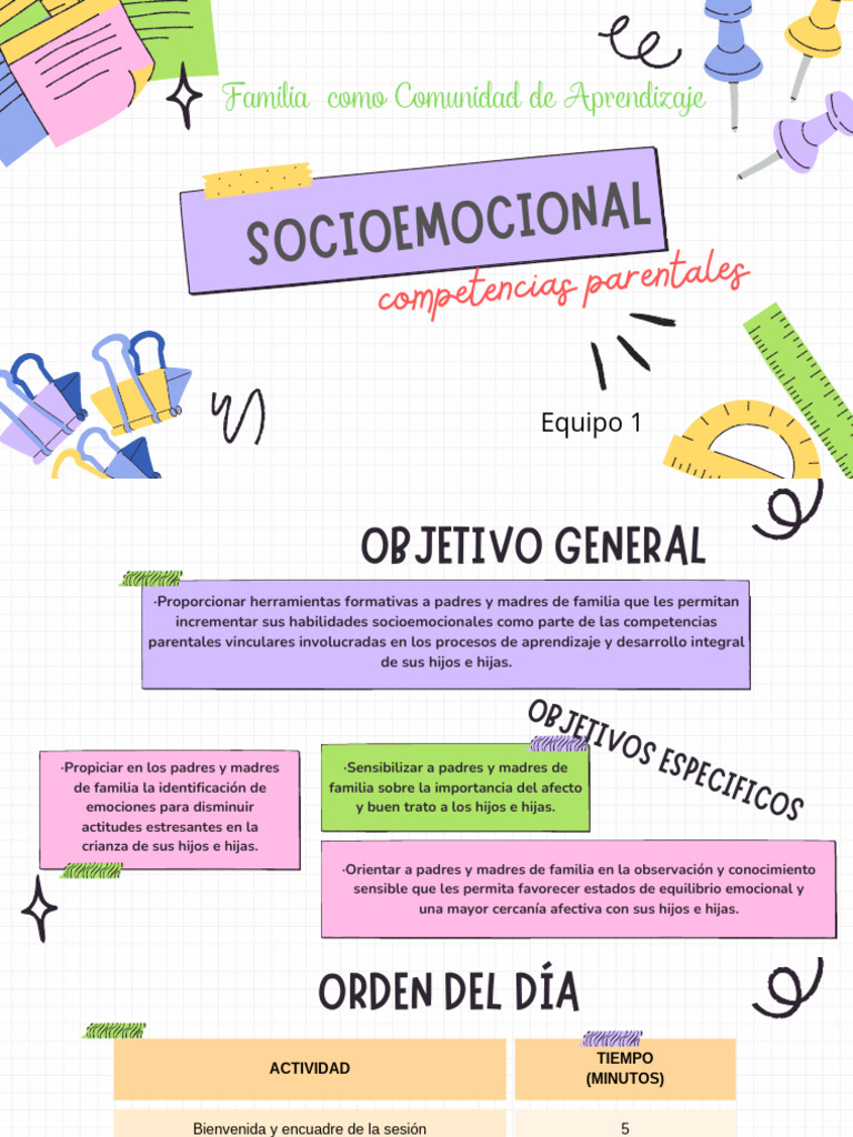 Habilidades Socioemocionales para Padres | PDF | Las emociones | Estrés ...