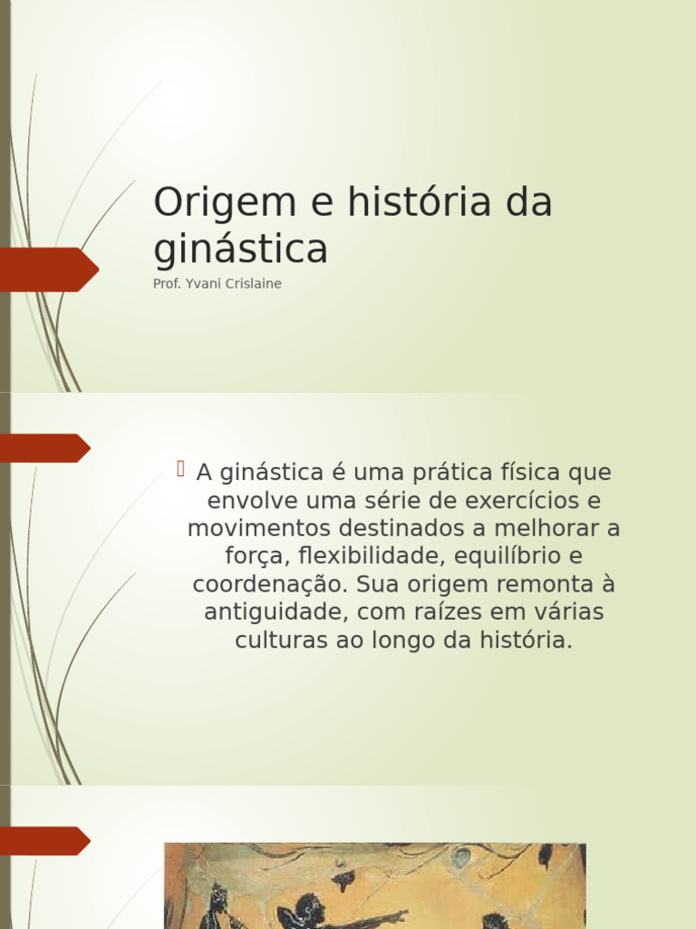 Origem da Ginástica na História | PDF | Ginástica | Esportes atléticos