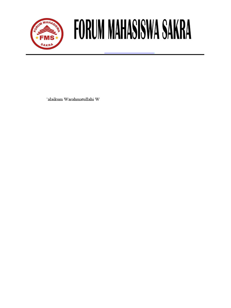 Teks Mc Musyawarah Umum Anggota Pdf