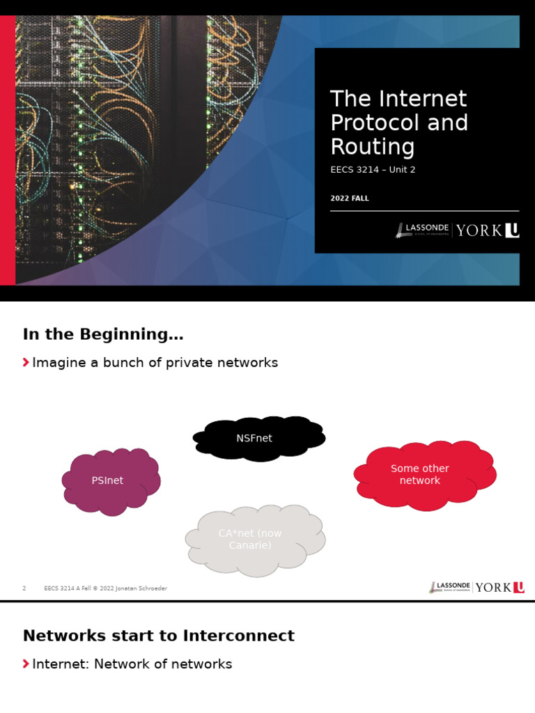 EECS3214 02 InternetProtocol | PDF | Ip Address | Computing