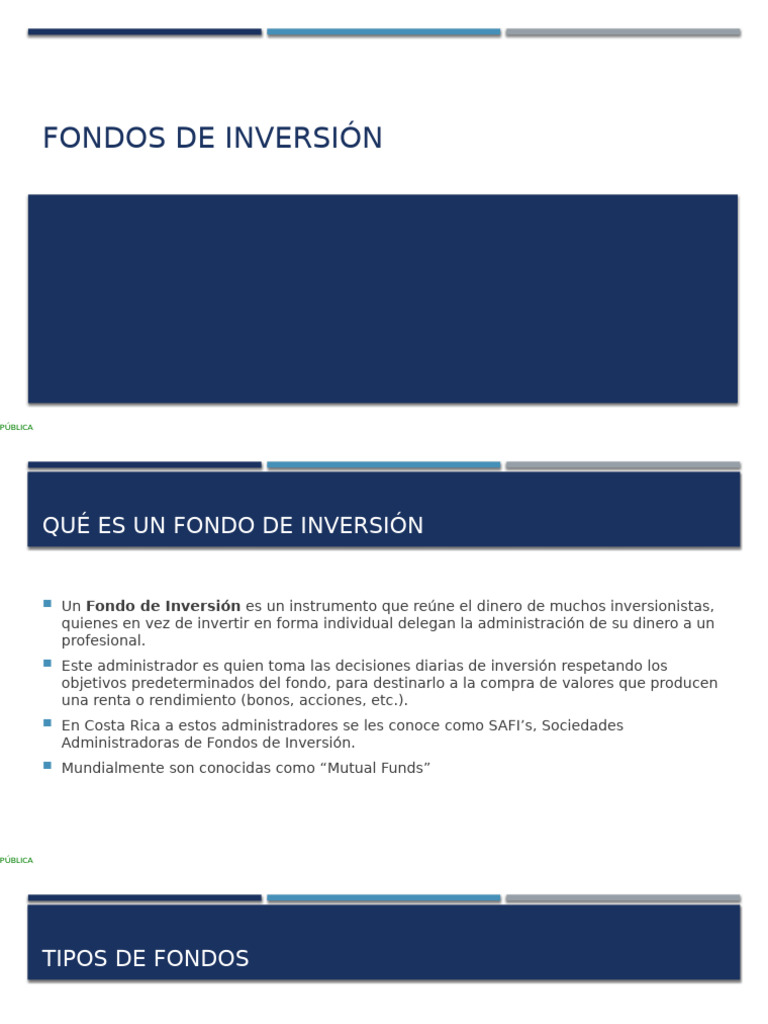 Guía Completa sobre Fondos de Inversión | PDF | Fondo de inversión ...
