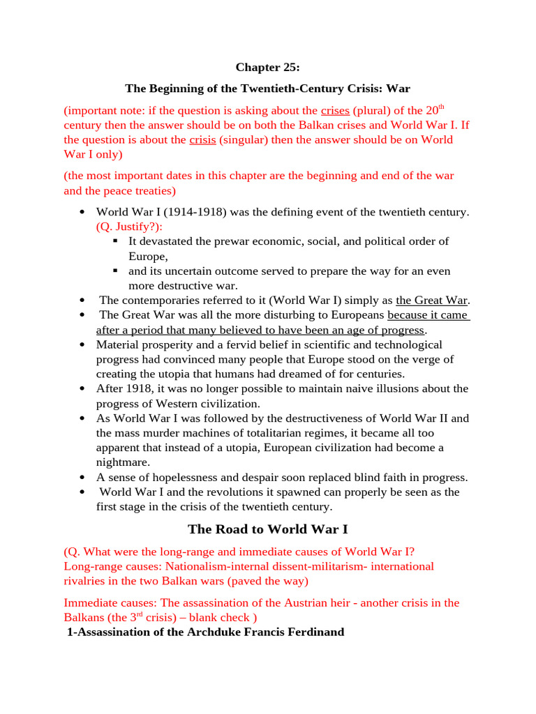 Civilization Chapter 2 (Complete) | PDF | Treaty Of Versailles | World ...