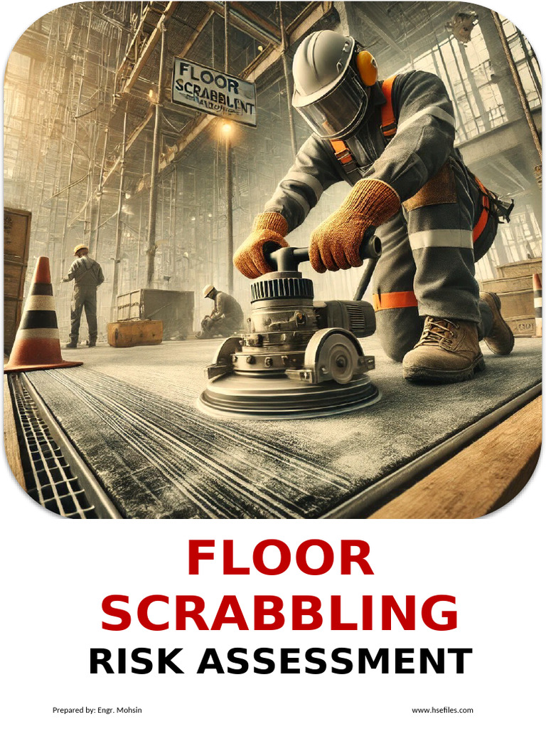 Floor Scrabbling Risk Assessment Guide | PDF | Personal Protective ...