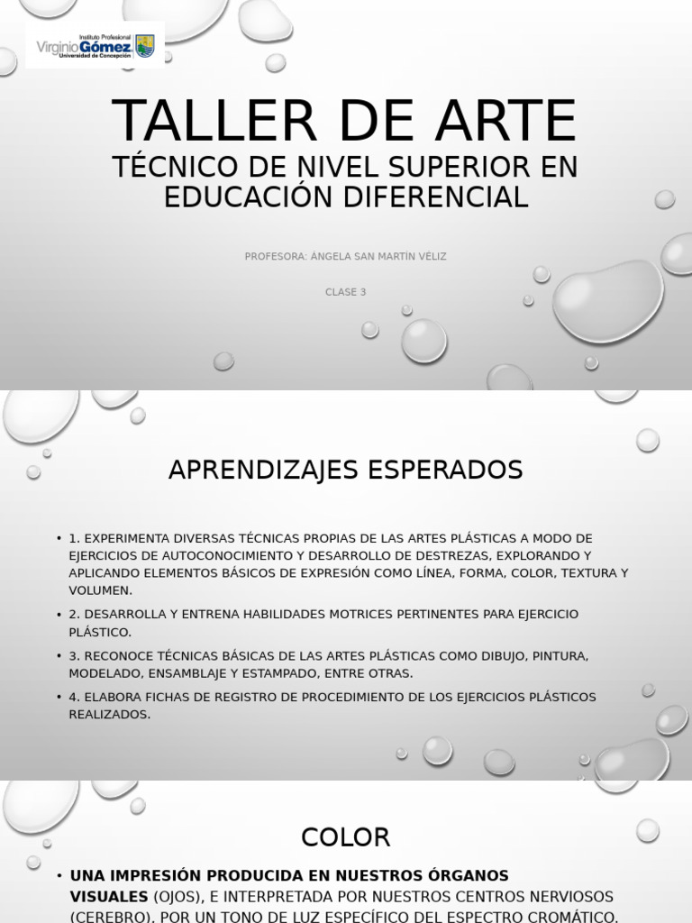 Taller de Arte Clase 3 | PDF | Color | Amarillo