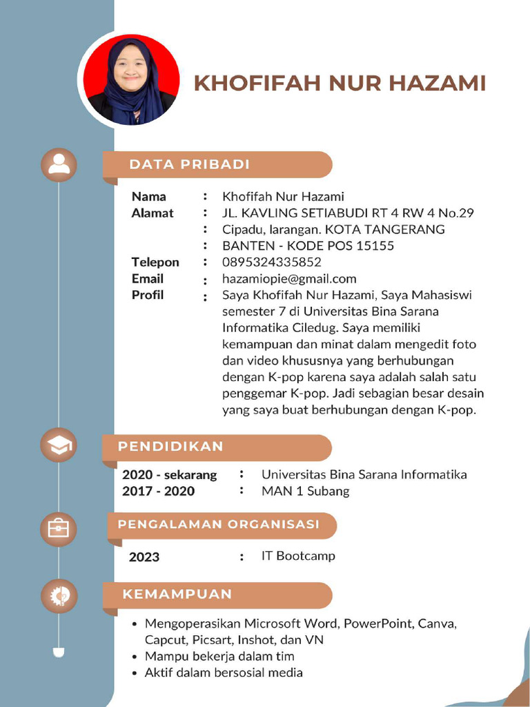 Khofifah Nur Hazami CV Magang Trans - 20240628 - 161602 - 0000 ...