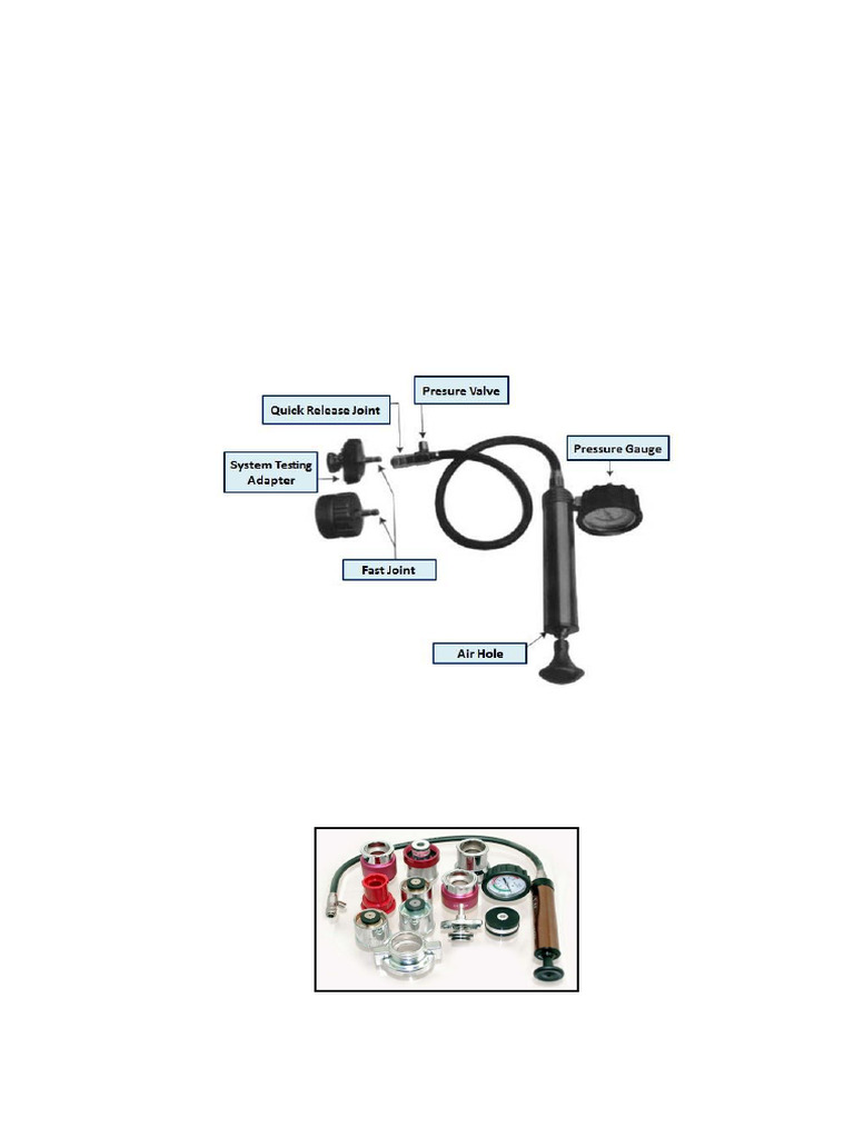 Fungsi dan Cara Kerja Radiator Tester | PDF