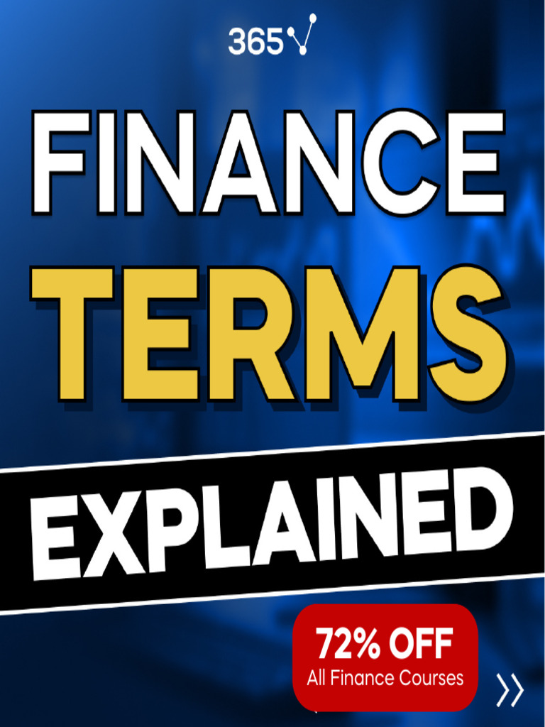Key Finance Terms Explained Pdf
