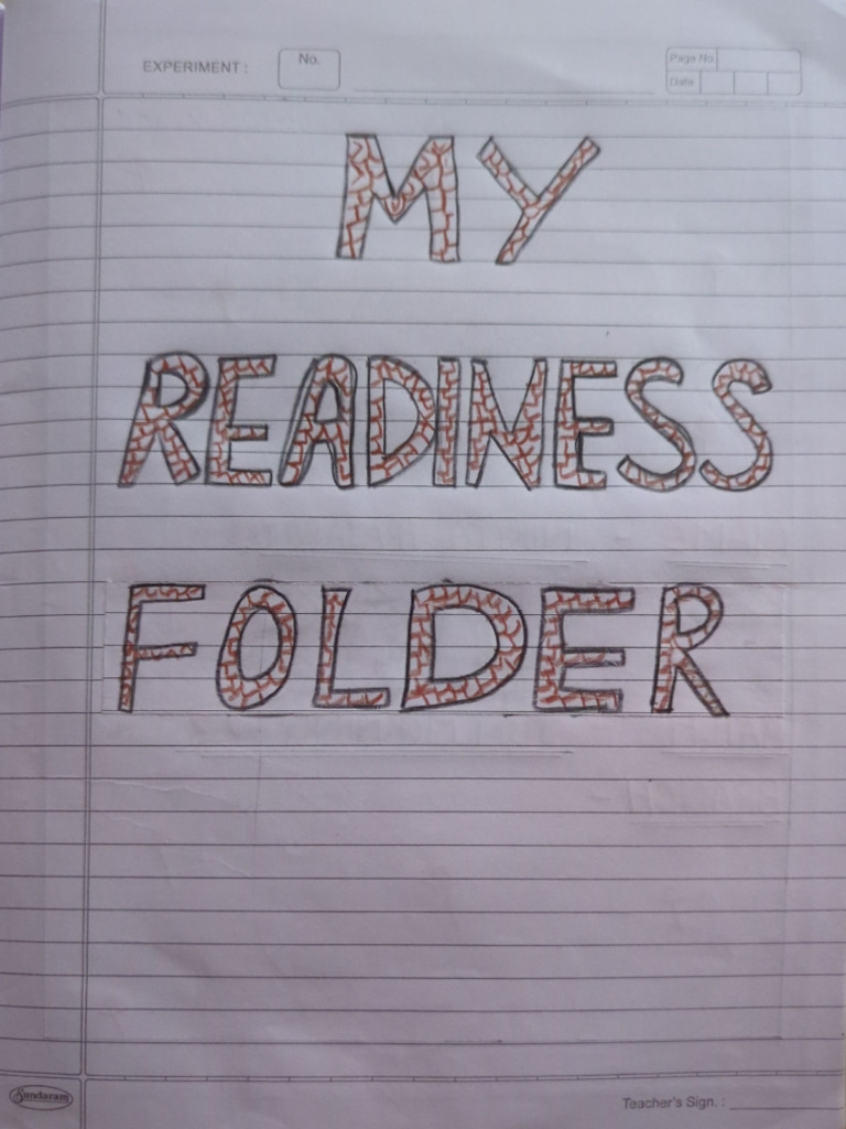 Ref-Readiness Folder | PDF