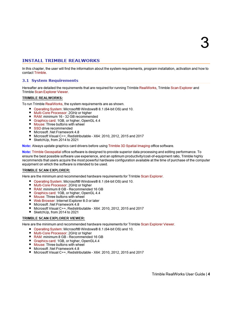 TrimbleRealWorks 12.0 Installation Instructions 1 | PDF | Microsoft ...