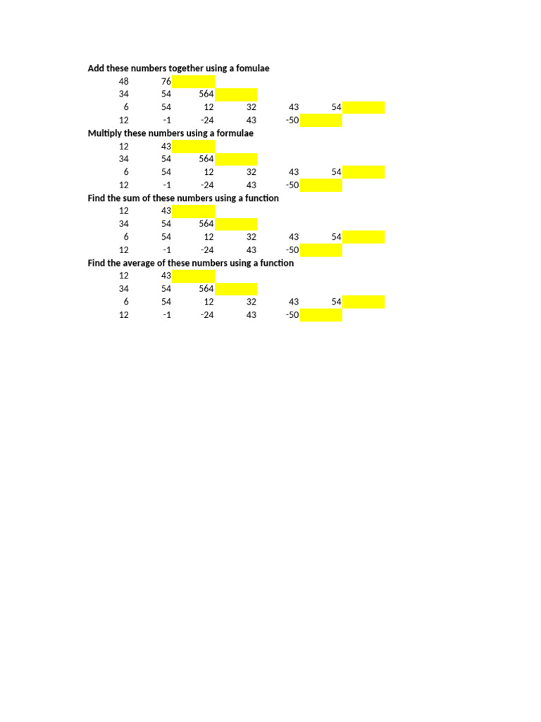 Math Formulas for Beginners | PDF