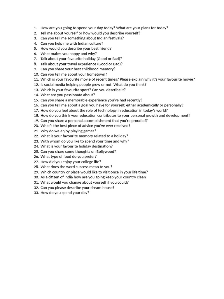 General Questions File | PDF