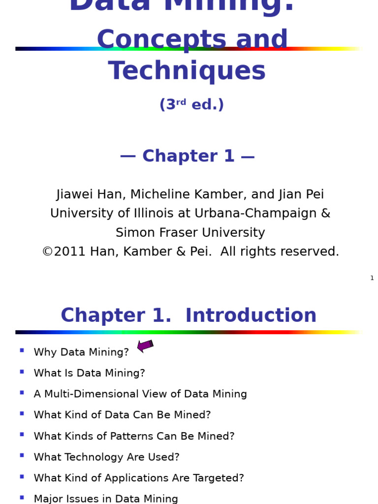 Introduction to Data Mining Concepts | PDF | Data Mining | Data Warehouse