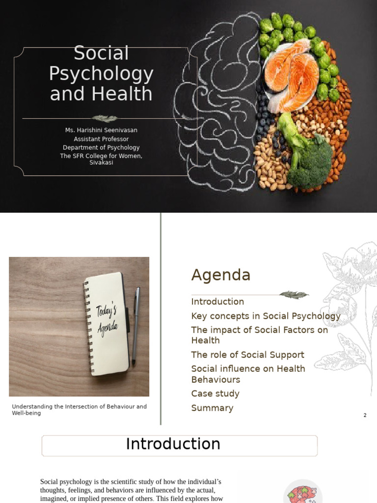 Social Psychology's Impact on Health | PDF | Behavior | Attitude ...