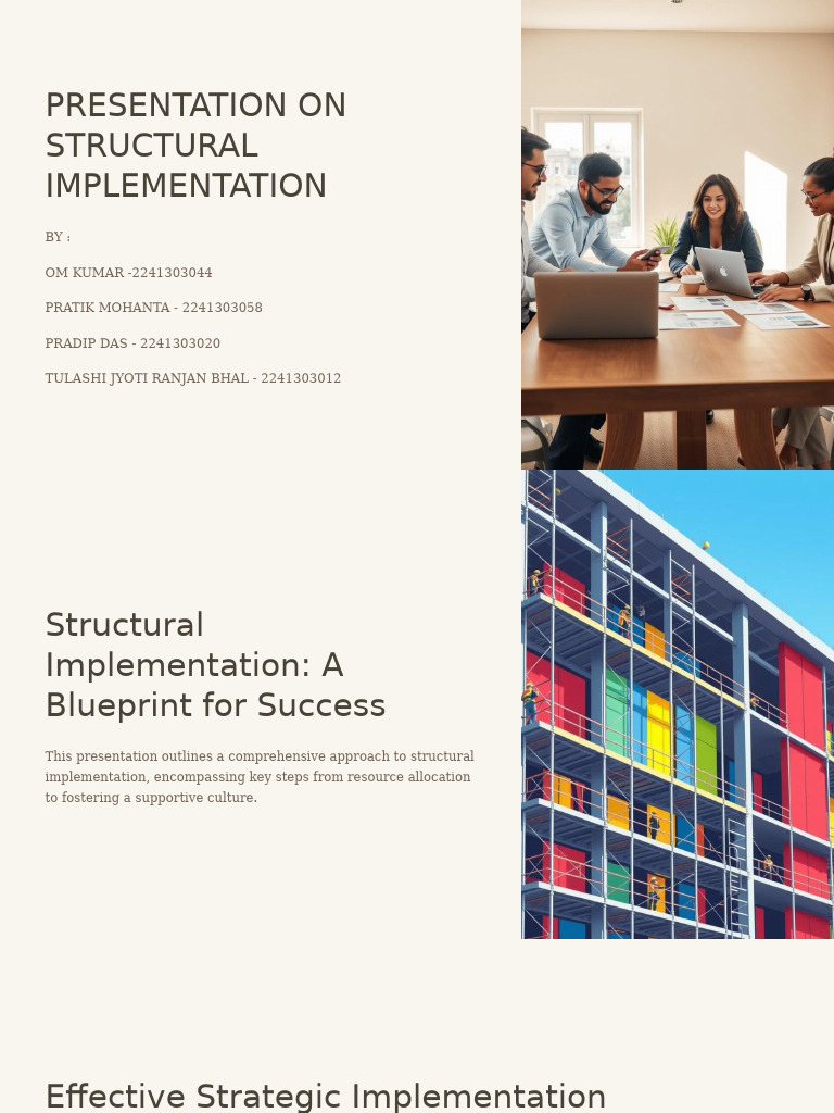 Structural Implementation